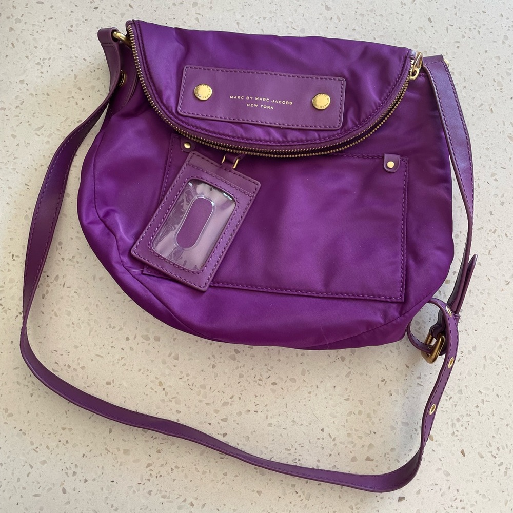 NWOT Marc by Marc Jacobs Purple Over the Shoulder Purse